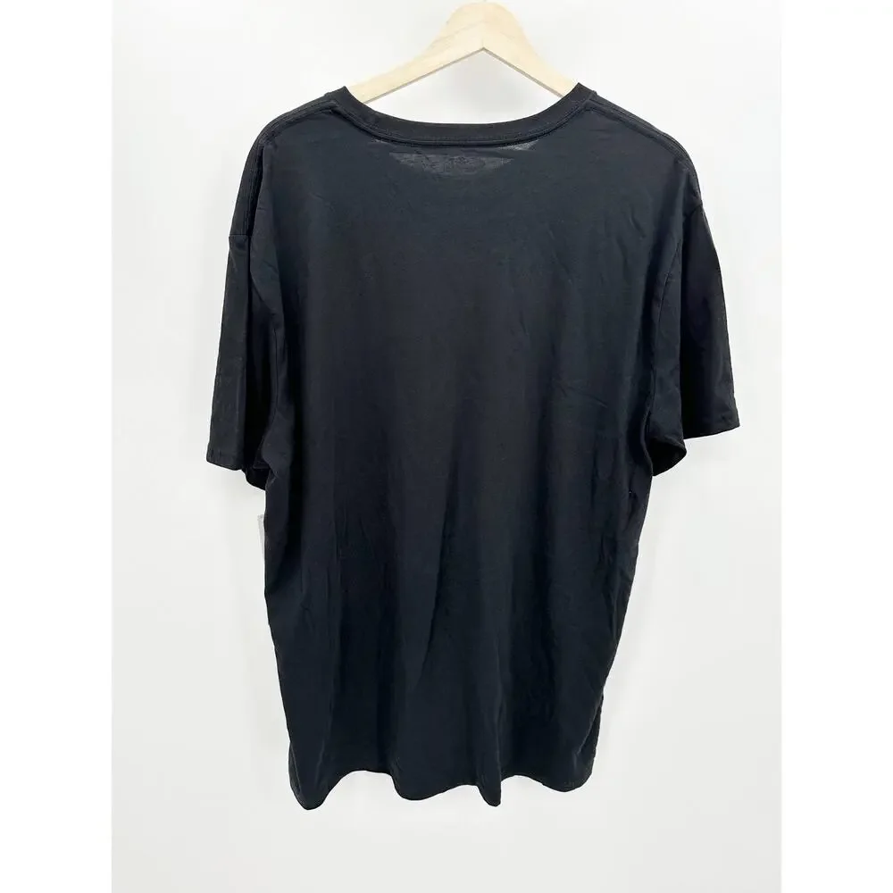 Wrangler Black 100% Cotton Short Sleeve Graphic Tee Shirt Men's Size X-Large NWT